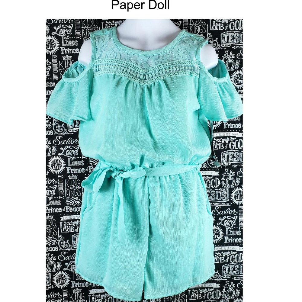 Paper Doll Romper Sz 14 NWT